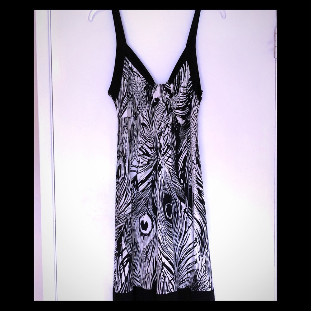 Karen Kane blk n white sundress